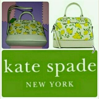 ケイトスペードニューヨーク(kate spade new york)のレモン柄２ＷＡＹバッグ新品未使用(ハンドバッグ)