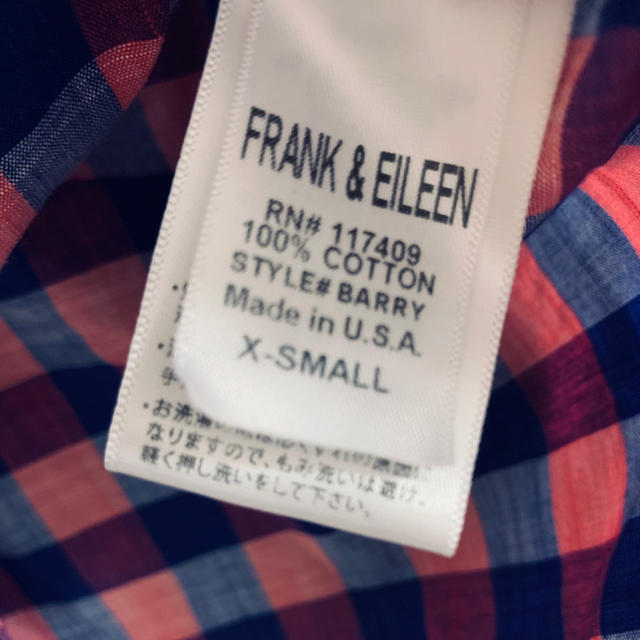 Ron Herman(ロンハーマン)の☆交渉可能☆Frank&Eileen、チェックシャツ レディースのトップス(Tシャツ(長袖/七分))の商品写真