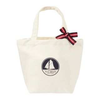 プチバトー(PETIT BATEAU)のyu8442様専用 新品未使用 プチバトー リボン付きトートバッグ(トートバッグ)