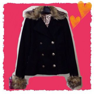 ギャルフィット(GAL FIT)のファー付き♡コート(毛皮/ファーコート)