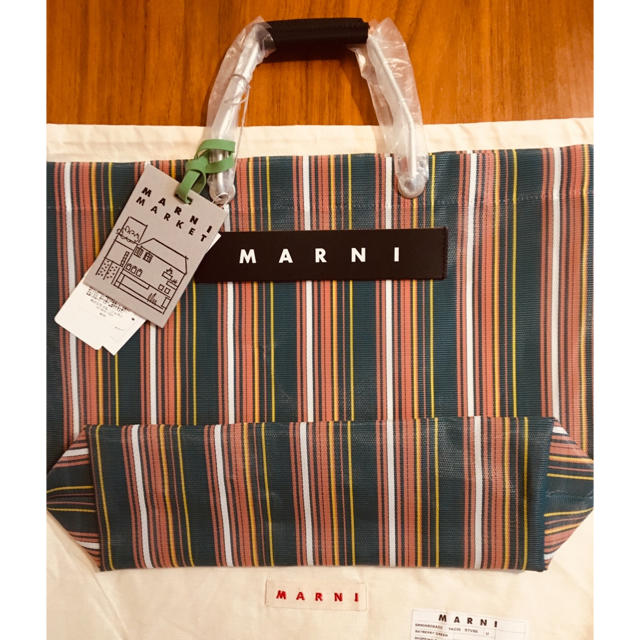 マルニ マーケット ストライプバッグ MARNI