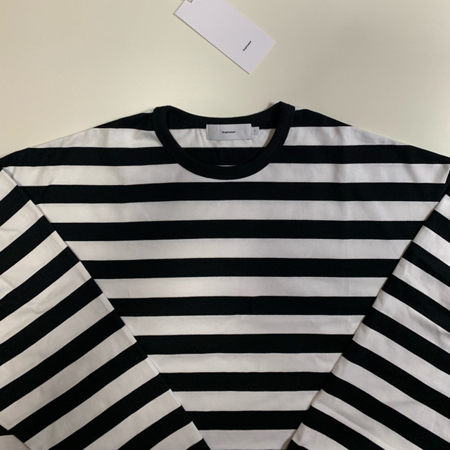 graphpaper) Border L/S Tee - Tシャツ/カットソー(七分/長袖)