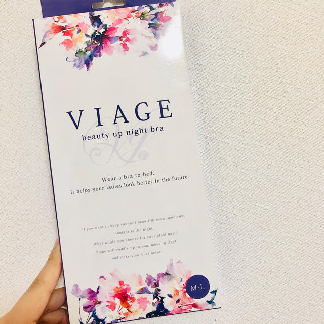 Viage ナイトブラ M-L レディースの下着/アンダーウェア(ブラ)の商品写真