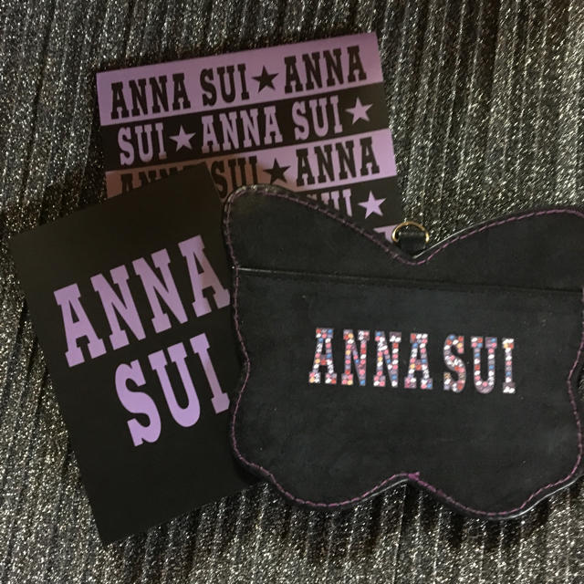 ANNA SUI(アナスイ)のアナスイ  バタフライパスケース & メモ帳  セット レディースのファッション小物(パスケース/IDカードホルダー)の商品写真