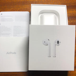 アップル(Apple)のAir Pods(ヘッドフォン/イヤフォン)