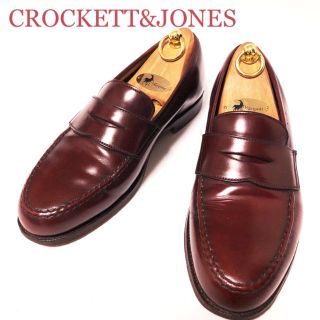 クロケットアンドジョーンズ(Crockett&Jones)の40. CROCKETT&JONES ボストン ペニーローファー 6 1/2(ドレス/ビジネス)