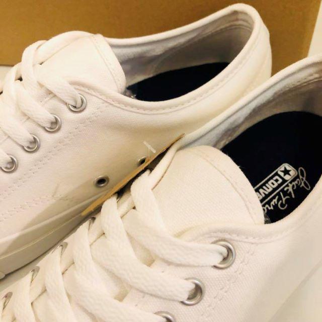 CONVERSE(コンバース)のCONVERSE コンバース ジャックパーセル キャンバス ホワイト 24cm レディースの靴/シューズ(スニーカー)の商品写真