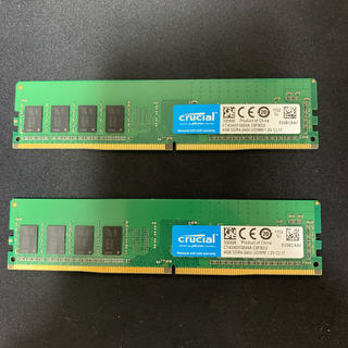 crucial DDR4-2400 4gb×2(PCパーツ)