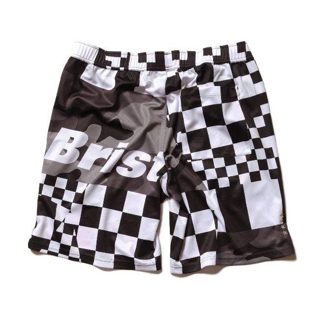 F.C.R.B.(エフシーアールビー)の30％オフ！FCRB MULTI PATTERN SHORTS ブラックS メンズのパンツ(ショートパンツ)の商品写真