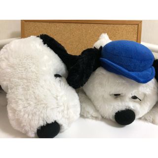 スヌーピー(SNOOPY)のPEANUTS SNOOPY(スヌーピー) ぬいぐるみ 寝そべり タグ付きセット(ぬいぐるみ)