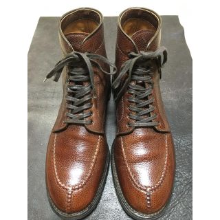 オールデン(Alden)の【美品】レア オールデンタンカーブーツ ブラウンシボ革9D(ブーツ)