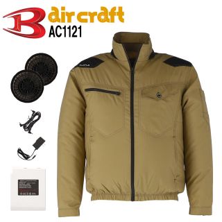 バートル(BURTLE)の空調服 BARTLE バートル 1121 リチウムバッテリーセットキャメル M(その他)