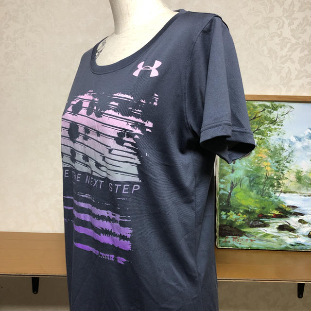 UNDER ARMOUR(アンダーアーマー)のアンダーアーマー Tシャツ サイズL レディースのトップス(Tシャツ(半袖/袖なし))の商品写真