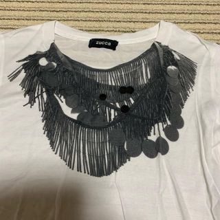 ズッカ(ZUCCa)のレア物！ズッカ 丸パネルとフリジング 付き 薄手Ｔシャツ(Tシャツ(半袖/袖なし))