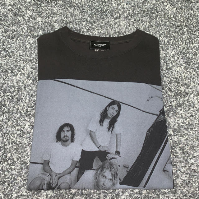 HALFMAN(ハーフマン)のhalfman nirvana tシャツ メンズのトップス(Tシャツ/カットソー(半袖/袖なし))の商品写真