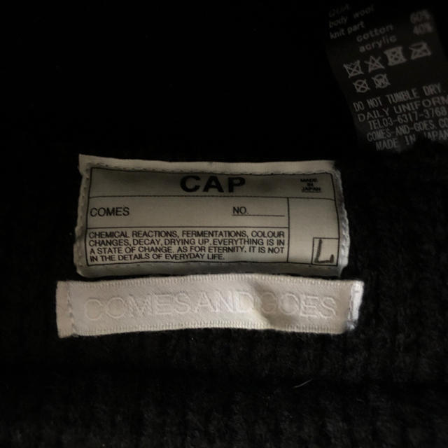 COMESANDGOES KNIT&FELT CAP ハット 帽子 メンズの帽子(ハット)の商品写真