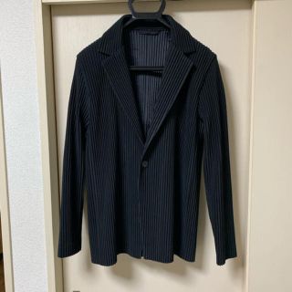 イッセイミヤケ(ISSEY MIYAKE)の【超美品】18SS イッセイミヤケ オムプリッセ テーラードジャケット(テーラードジャケット)