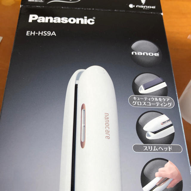 Panasonic(パナソニック)の【Panasonic】 ナノケア EH-HS9A ストレートアイロン スマホ/家電/カメラの美容/健康(ヘアアイロン)の商品写真