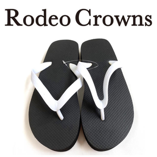 ロデオクラウンズ(RODEO CROWNS)のRODEO CROWNS ロデオクラウンズ ノベルティ ビーチサンダル 未使用品(サンダル)
