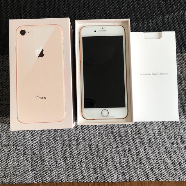 iPhone8 64g ゴールド SIMフリー-