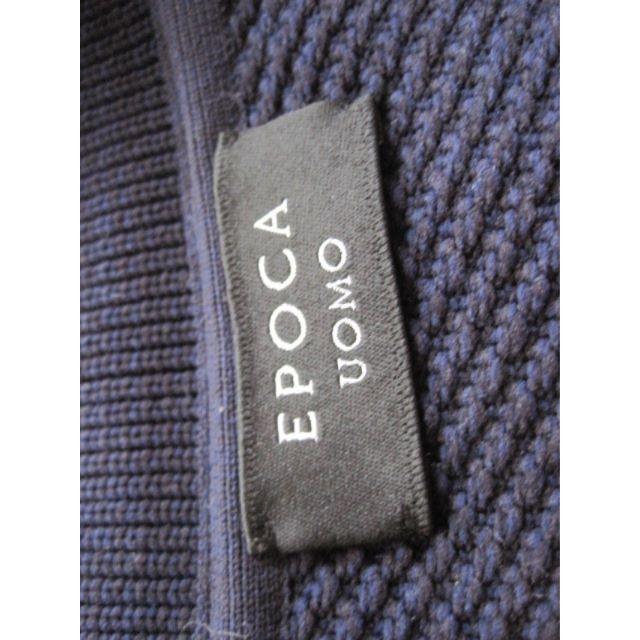 EPOCA(エポカ)のEPOCA UOMOサイズ46紺・ニットストレッチジャケット♭4061 メンズのジャケット/アウター(テーラードジャケット)の商品写真