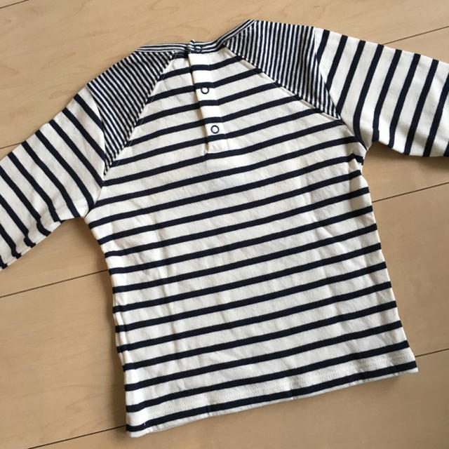 PETIT BATEAU(プチバトー)の［はる様］プチバトー チュビックボーダー 長袖Tシャツ キッズ/ベビー/マタニティのベビー服(~85cm)(シャツ/カットソー)の商品写真