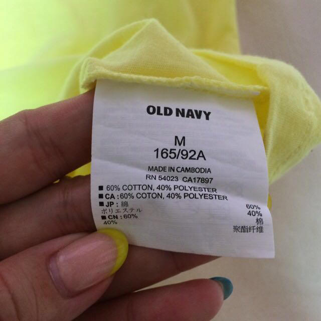 Old Navy(オールドネイビー)のOLD NAVY♡Tシャツ レディースのトップス(Tシャツ(半袖/袖なし))の商品写真