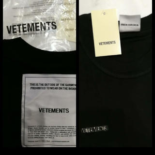 バレンシアガ(Balenciaga)の新作 ヴェトモン ビッグシルエットTシャツ VETEMENTS 黒2019ss(Tシャツ/カットソー(半袖/袖なし))