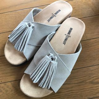 美品 MINNETONKA♡タッセル フラットサンダル MILA(サンダル)