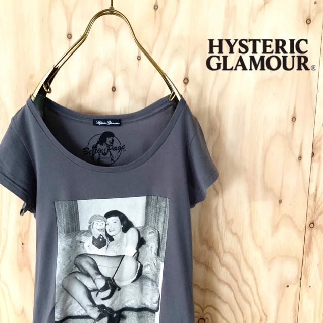 【美品】HYSTERIC GLAMOUR ベティペイジ フォトプリント tシャツ