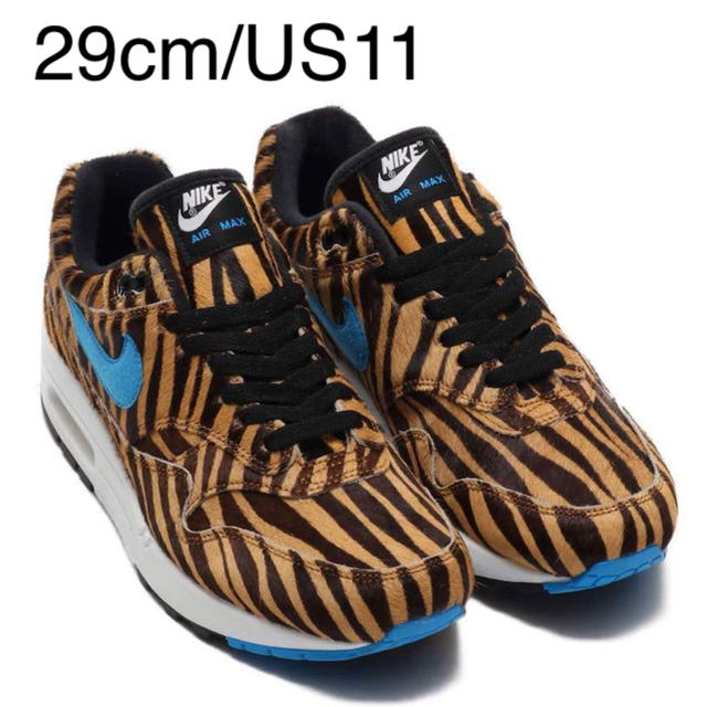 29 atmos Nike Air Max 1 DLX Animal Tiger