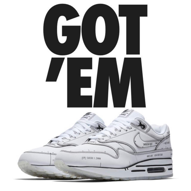 Nike Air Max 1 sketch to shelf