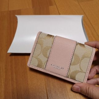 コーチ(COACH)の新品未使用 コーチ COACH カードケース 名刺入れ(名刺入れ/定期入れ)