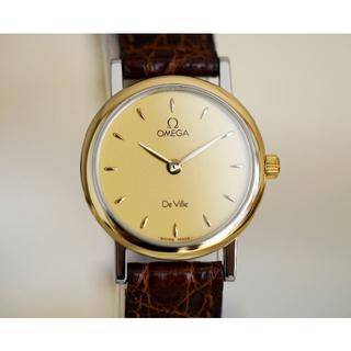 オメガ(OMEGA)の美品 オメガ デビル コンビ レディース Omega (腕時計)