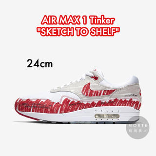 ナイキ(NIKE)の【新品/24cm】NIKE AIR MAX 1 SKETCH TO SHELF (スニーカー)