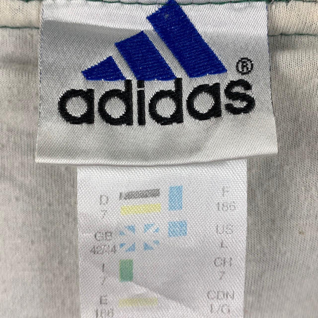 adidas(アディダス)のYUYUさん 専用 アディダス バックロゴ ゆるだぼ 90s ナイロン ジャージ メンズのジャケット/アウター(ナイロンジャケット)の商品写真