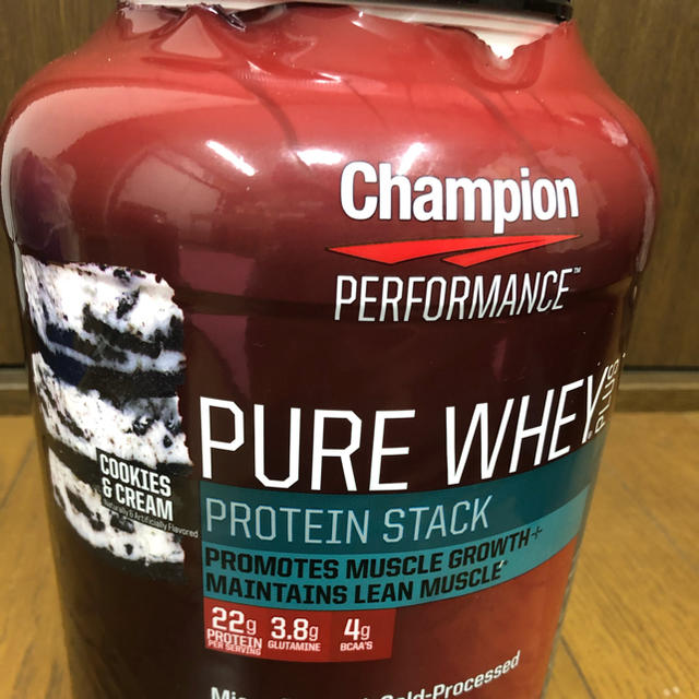 Champion(チャンピオン)のチャンピオン  Champion プロテイン クッキーアンドクリーム 食品/飲料/酒の健康食品(プロテイン)の商品写真