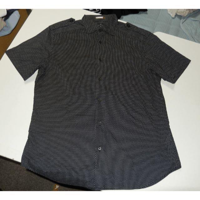 Paul Smith(ポールスミス)の新品同様　ポールスミス 半袖シャツ メンズ美品 黒×白　 メンズのトップス(シャツ)の商品写真