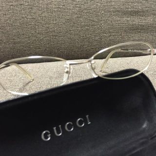 グッチ(Gucci)のGUCCI 度入りメガネ(サングラス/メガネ)