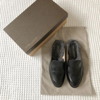 ドゥーズィエムクラス(DEUXIEME CLASSE)の美品 PELLICO ペリーコ ファー レザーローファー(ローファー/革靴)