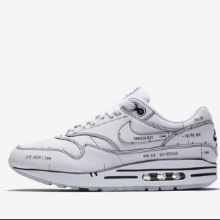 ナイキ(NIKE)のNIKE AIR MAX 1 SKETCH TO SHELF WHITE (スニーカー)