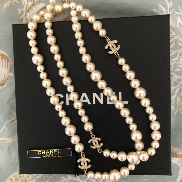 CHANEL(シャネル)のシャネル パール ロングネックレス ✨お値下げ✨ レディースのアクセサリー(ネックレス)の商品写真