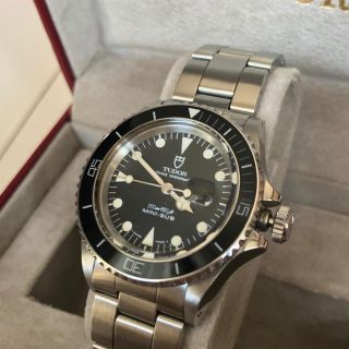 チュードル(Tudor)のチュードル ミニサブマリーナ ボーイズ レディース 箱ギャラ付 王冠リューズ (腕時計)