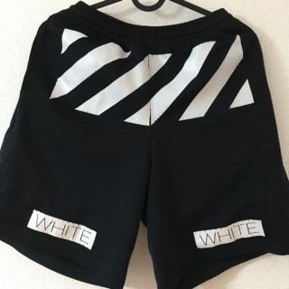 オフホワイト(OFF-WHITE)の本物 ★ 正規品 off-white ショートパンツ tシャツ パーカー 新作(ショートパンツ)