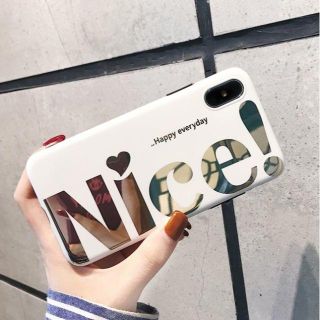 大人気！iPhoneケース iPhoneカバー NICE！ ソフトケース(iPhoneケース)