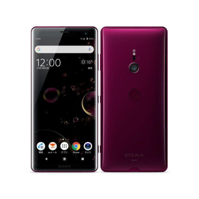 SIMフリー美品au Xperia XZ3 SOV39 レッド 65