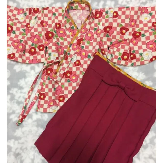 ベビー袴風60から70 キッズ/ベビー/マタニティのベビー服(~85cm)(和服/着物)の商品写真