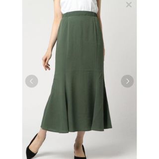 マウジー(moussy)の新品！moussy マウジー マーメイドロングスカート カーキ マキシ(ロングスカート)