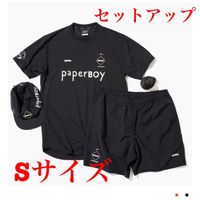 F.C.R.B.(エフシーアールビー)のFCRB × PAPERBOY × BEAMS セットアップ Sサイズ メンズのトップス(Tシャツ/カットソー(半袖/袖なし))の商品写真