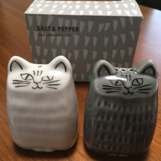 リサラーソン(Lisa Larson)のねこのソルト&ペッパー(収納/キッチン雑貨)